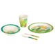 BIGBAMBOO SET ZA HRANJENJE OD BAMBUSA - DINO (5 DELOVA)